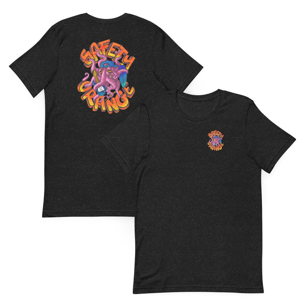 El - Octopus t-shirt – Safety Orange