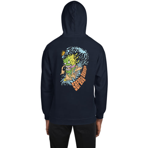 hoodie monsters Surf Monster Hoodie – Safety Orange
