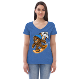Sasquatch Women’s recycled v-neck t-shirt